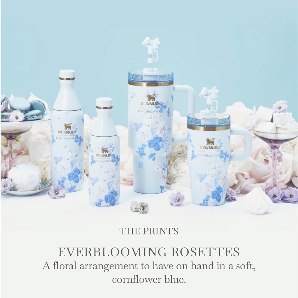 LoveShackFancy x Stanley Slim Bottle 20oz
